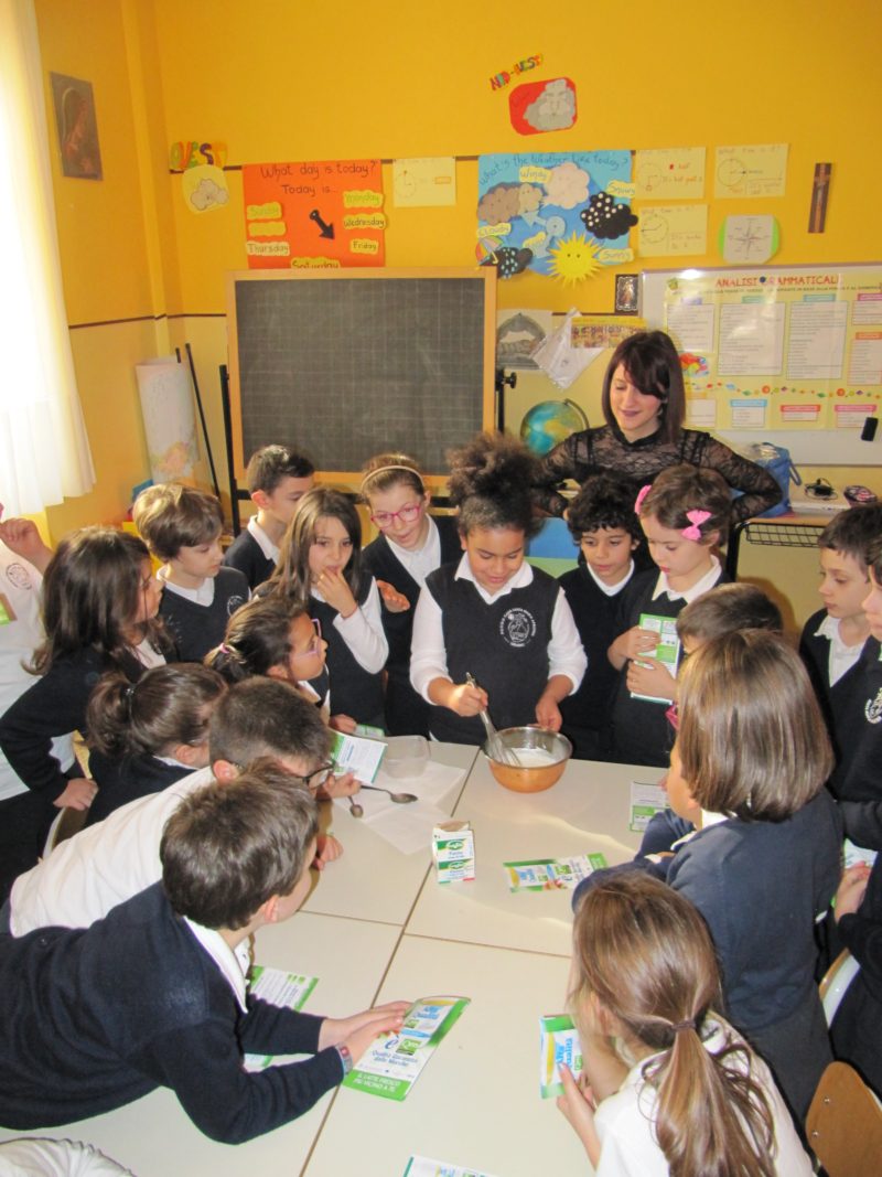 In classe abbiamo fatto… il burro!